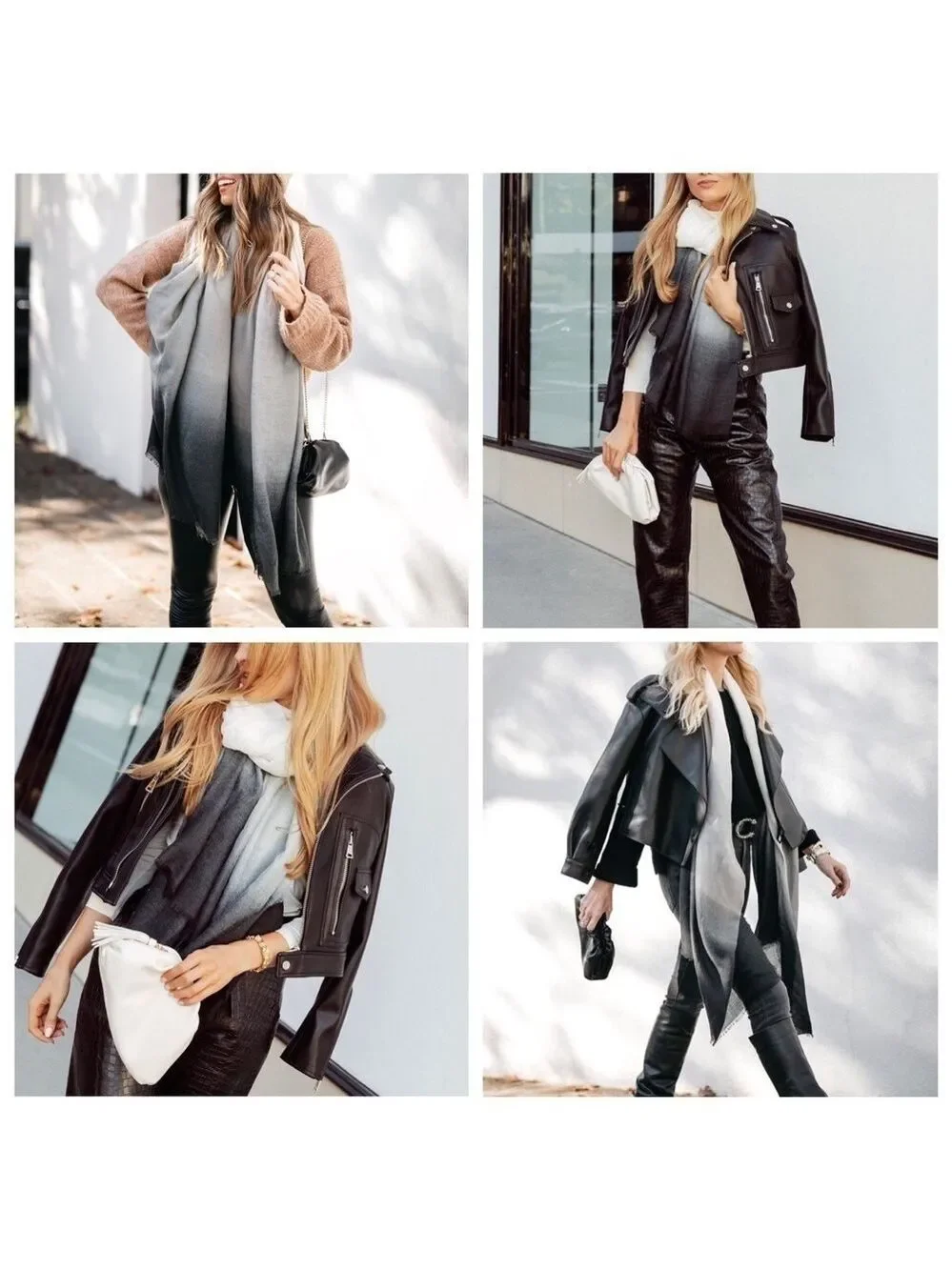 Cushnie Horizon Ombre Scarf
